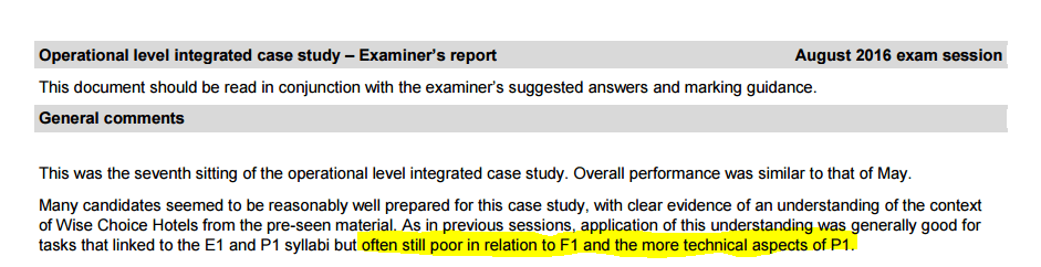 CIMA Case Study Advice: February 2017 – The CIMA Student