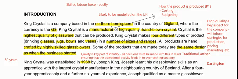 CIMA OCS: King Crystal